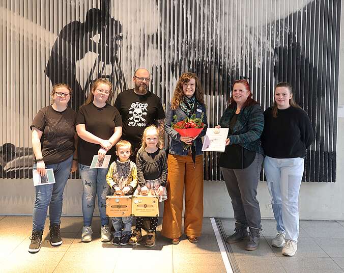 Gruppenfoto Familie Geissler.(Foto: Zeppelin Museum)